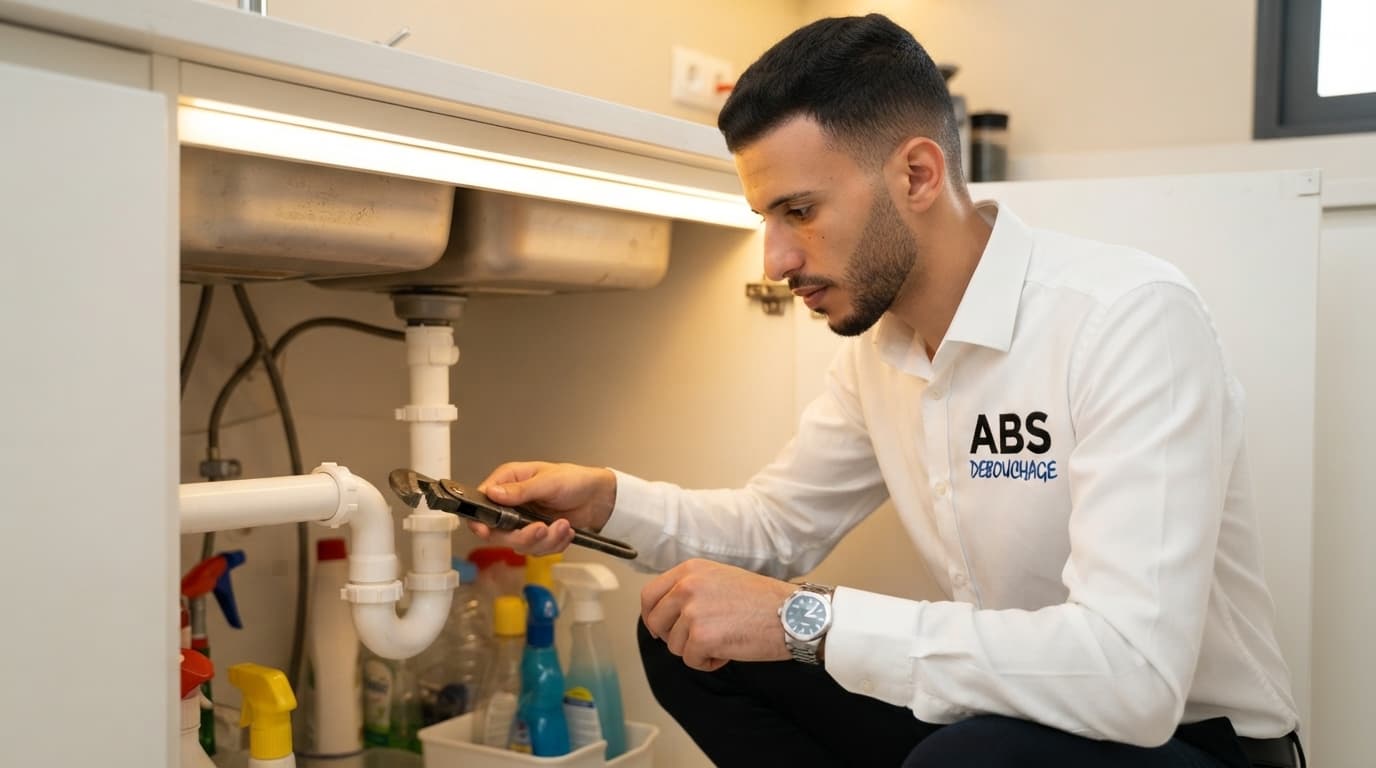 Débouchage Lavabo Salle de Bain - Fixation & Raccordement Étanche
