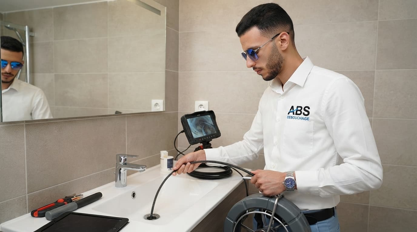Débouchage Lavabo Salle de Bain - Inspection de la Bonde & Tuyauterie