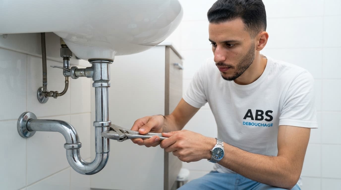 Débouchage Lavabo Salle de Bain - Démontage & Réparation Siphon Lavabo
