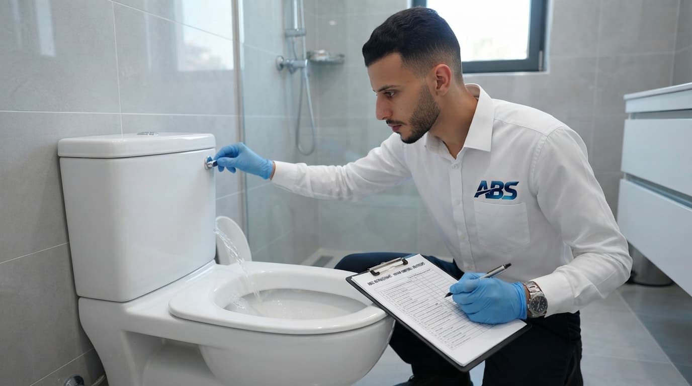 Test de débit & contrôle d'évacuation - Test de débit et vérification de la chasse d'eau WC